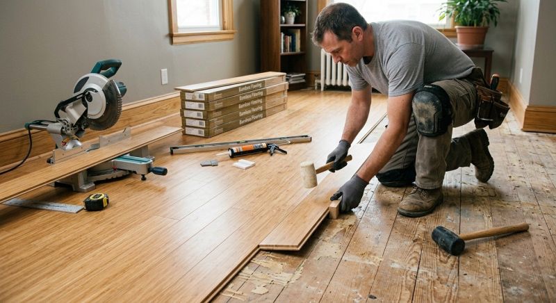 Bamboo Flooring Installation in Dripping Springs, TX