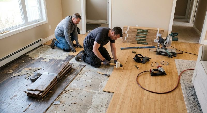 Bamboo Flooring Installation in Dripping Springs, TX