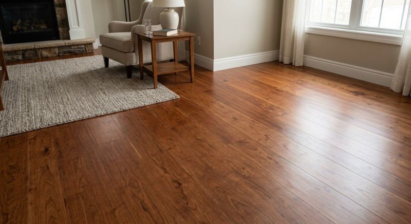 Cherry Floor Installation in Buda, TX