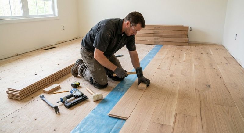 Hardwood Floor Installation in Horseshoe Bay, TX