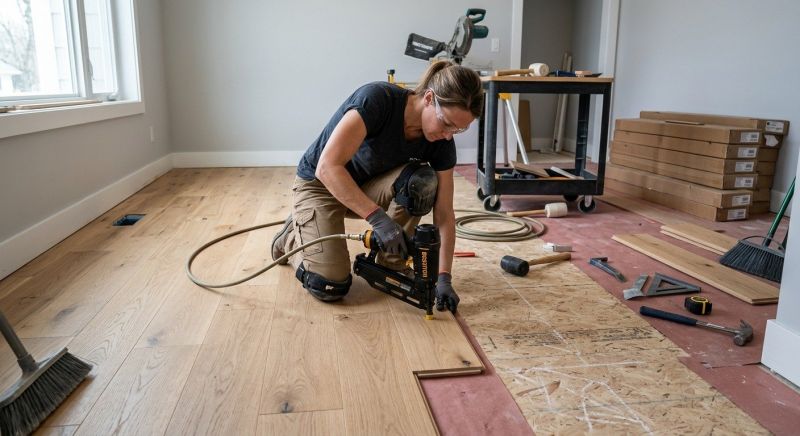 Hardwood Floor Installation in Spicewood, TX