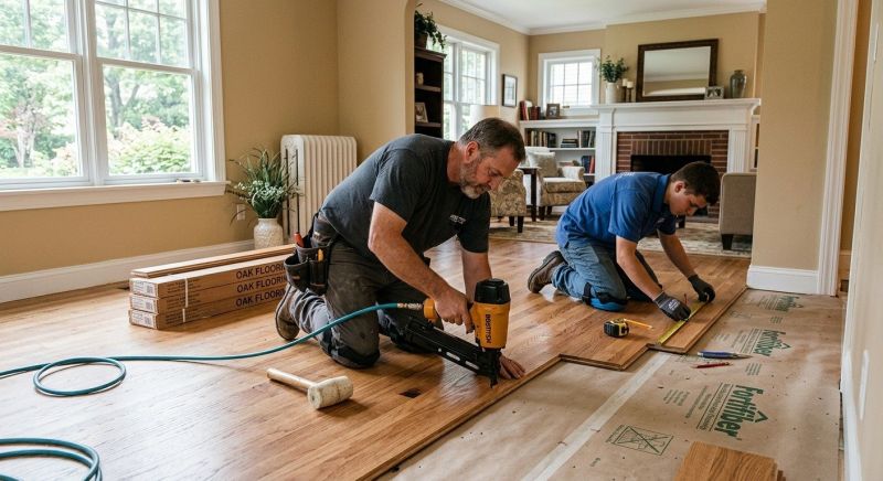Hardwood Floor Installation in Spicewood, TX