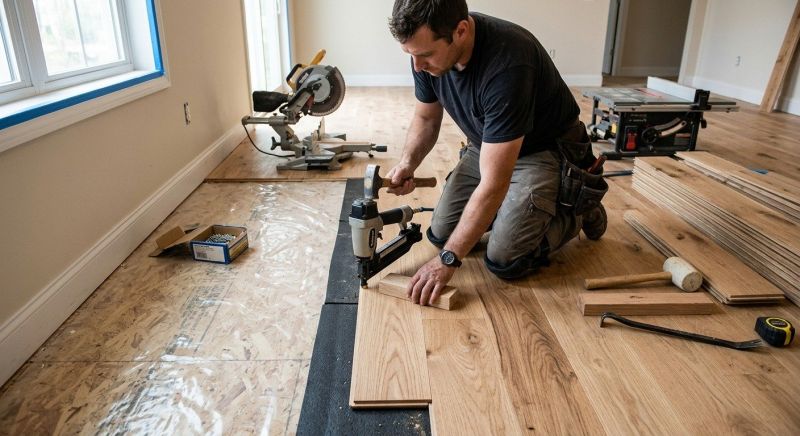Hardwood Floor Installation in Wimberley, TX