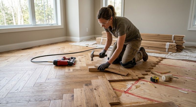 Hardwood Floor Installation in Wimberley, TX
