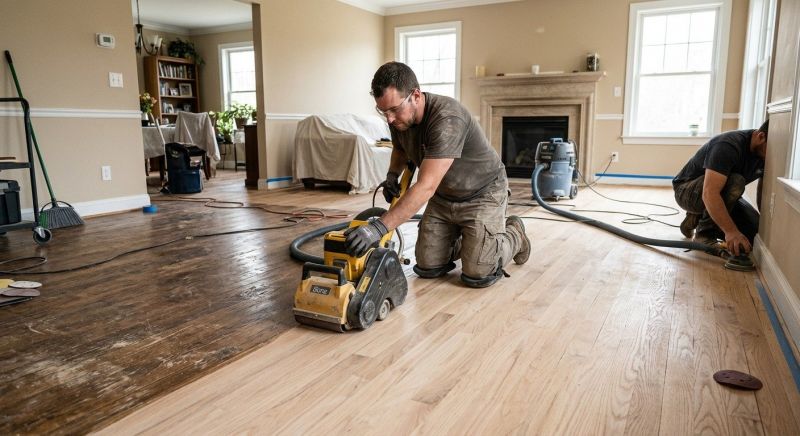 Hardwood Floor Renovation in Dripping Springs, TX