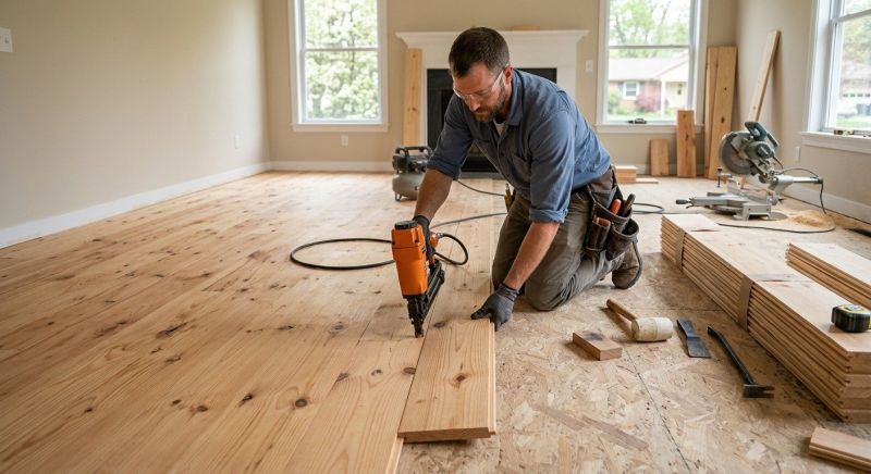 Maple Flooring Installation in Manchaca, TX