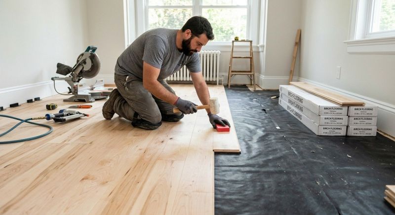 Maple Flooring Installation in Wimberley, TX