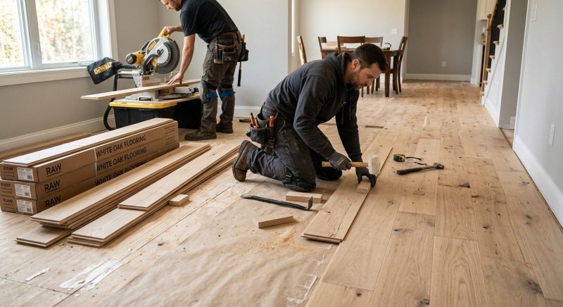 Oak Floor Replacement in Dripping Springs, TX