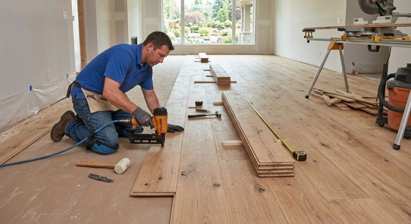 Plank Floor Installation in Dripping Springs, TX